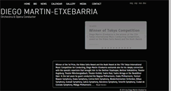 Desktop Screenshot of diegomartinetxebarria.com